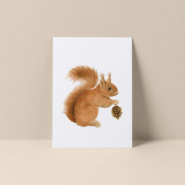 Kaartenset Bosdieren Aquarel - voordeelset - Afbeelding 8