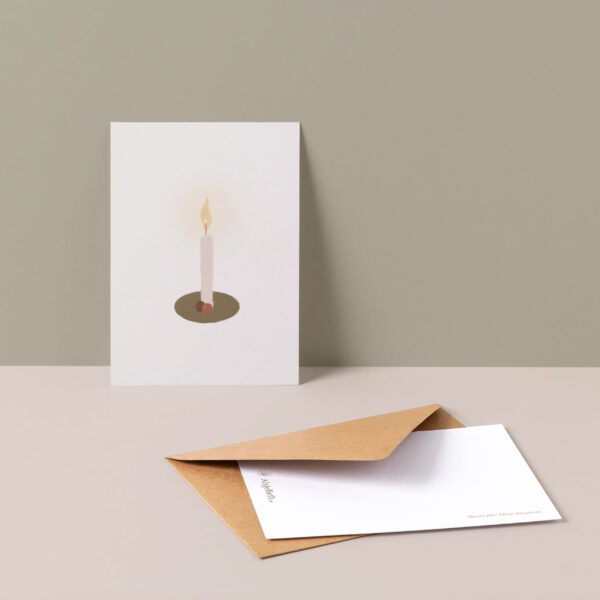 Set van 12 kerstkaarten + enveloppen en sluitzegels - Afbeelding 5