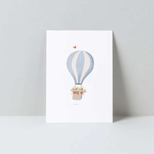 Kaart Bloemen luchtballon - Alijt - Afbeelding 3