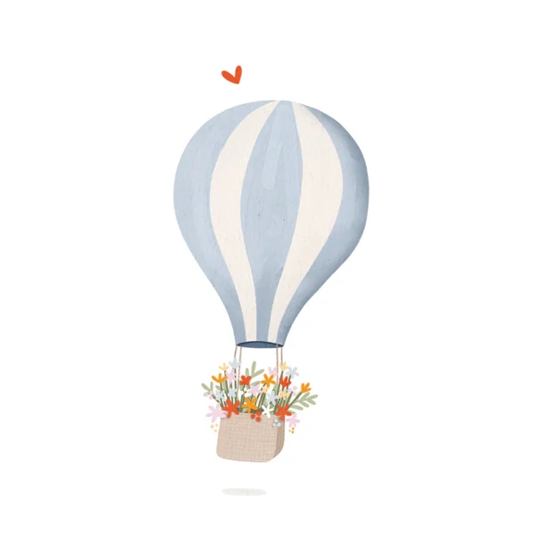 Kaart Bloemen luchtballon - Alijt - Afbeelding 5