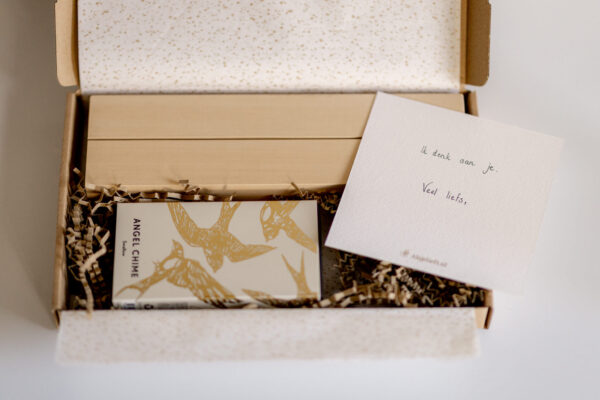 Troostpakket - Alle liefs en sterkte - Lichtpuntje met houder en kaart - Afbeelding 4