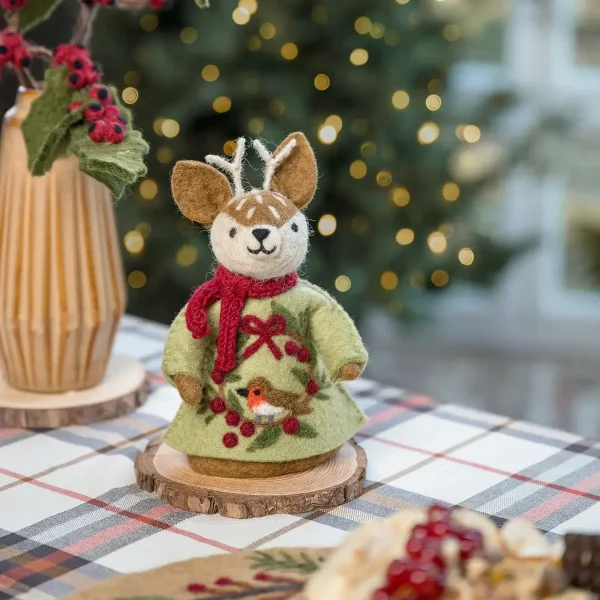 decoratie-kerst-hert-roodborstje-sjaal-verhaal