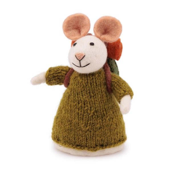 decoratie-muis-wandelaar-lichtgroen-vilt-sjaal-verhaal