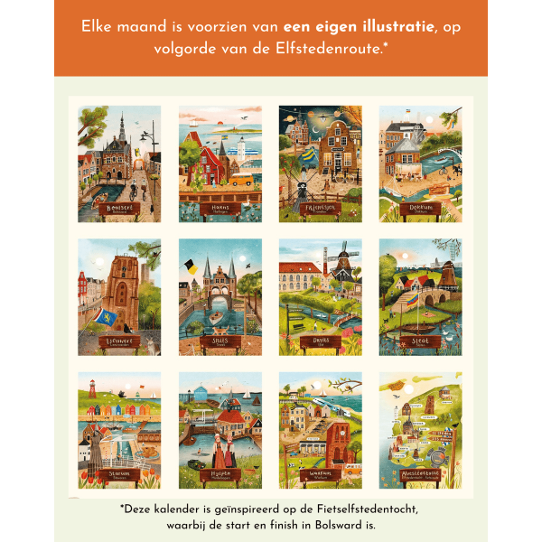 illustratie-elfstedentocht-fries-kalender
