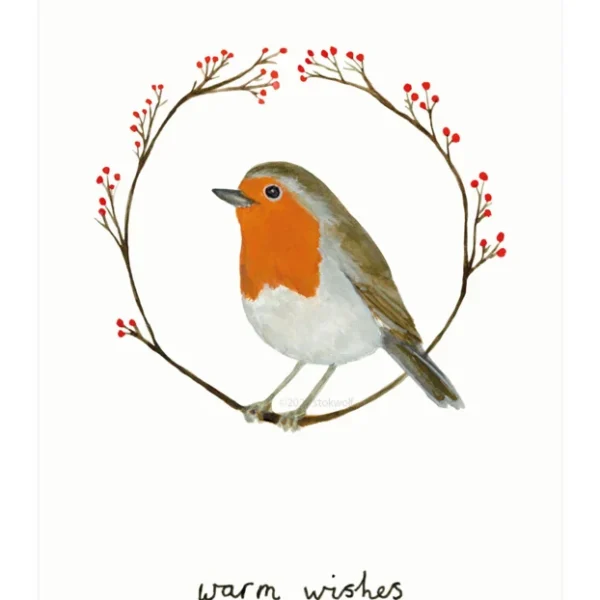 kerstkaart-warm-wishes-roodborstje