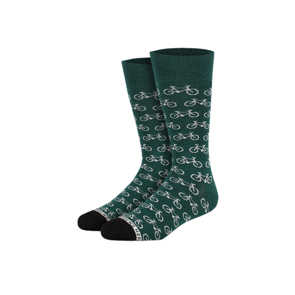 sokken-heroes-on-socks-bike-groen